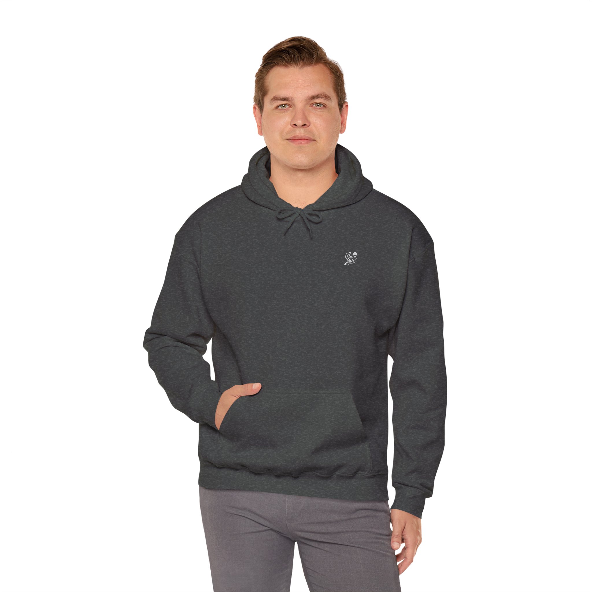 Unisex Heavy Blend™ Hooded Sweatshirt - Hiking Pines Adventure Graphic - Image 48