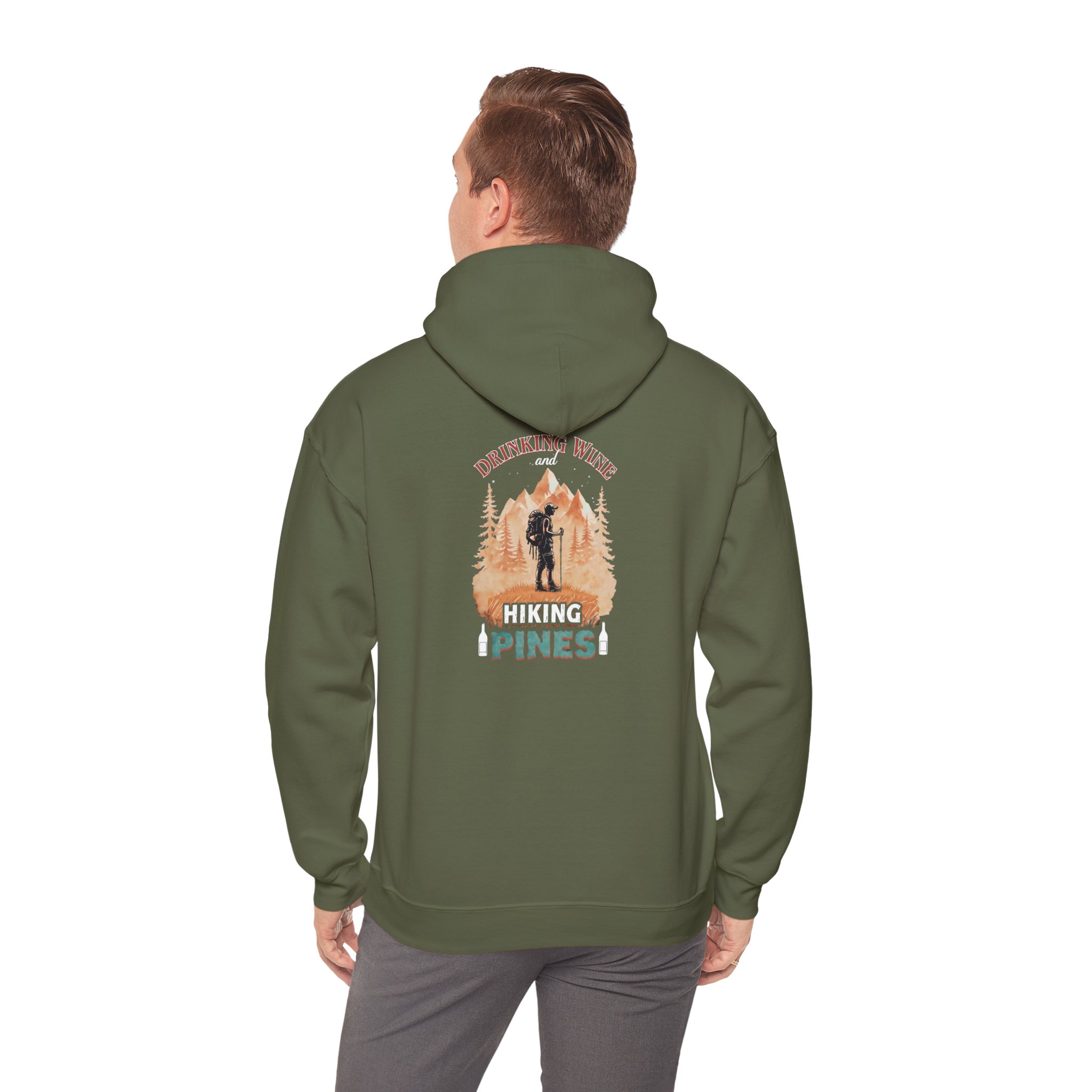 Unisex Heavy Blend™ Hooded Sweatshirt - Hiking Pines Adventure Graphic - Image 23