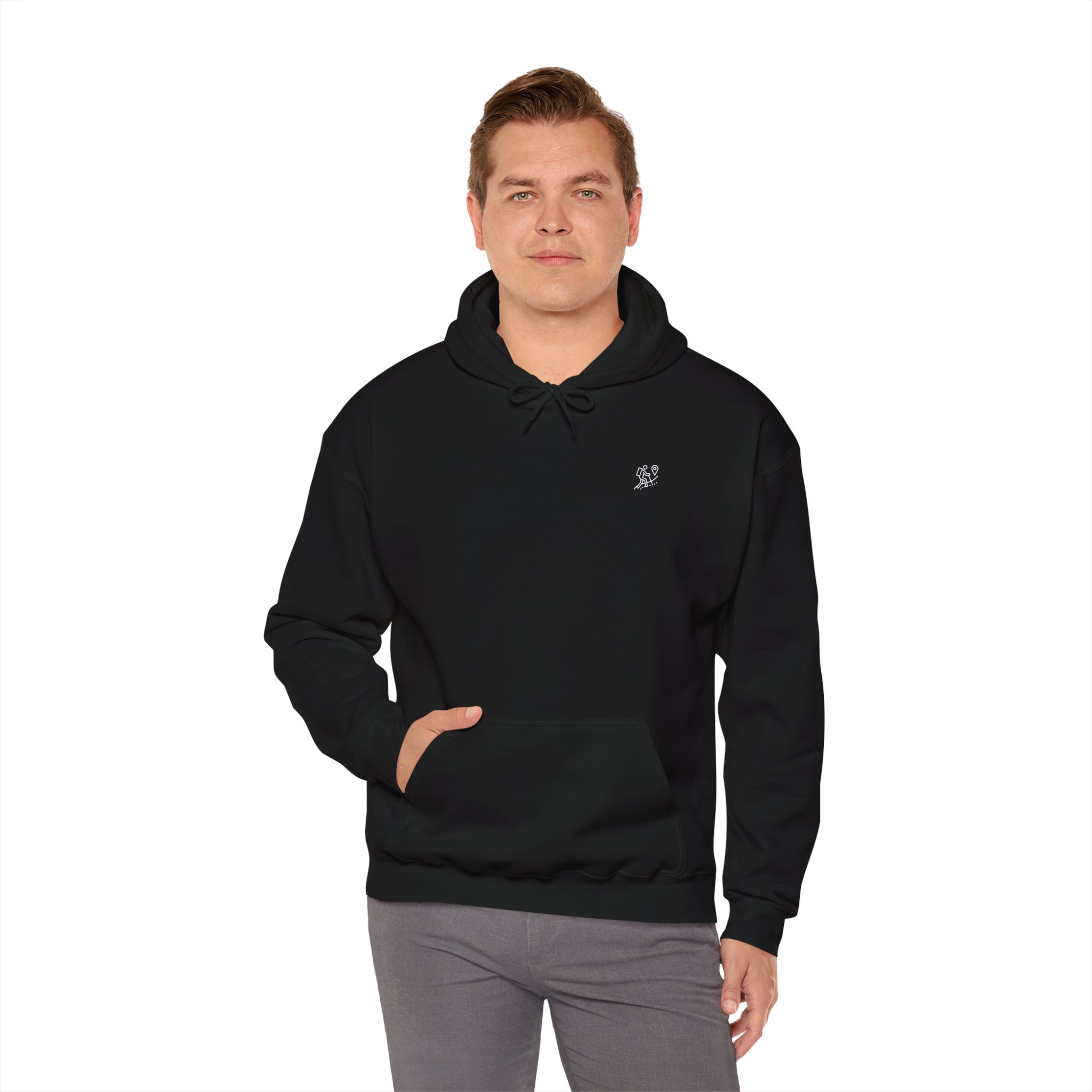 Unisex Heavy Blend™ Hooded Sweatshirt - Hiking Pines Adventure Graphic - Image 9