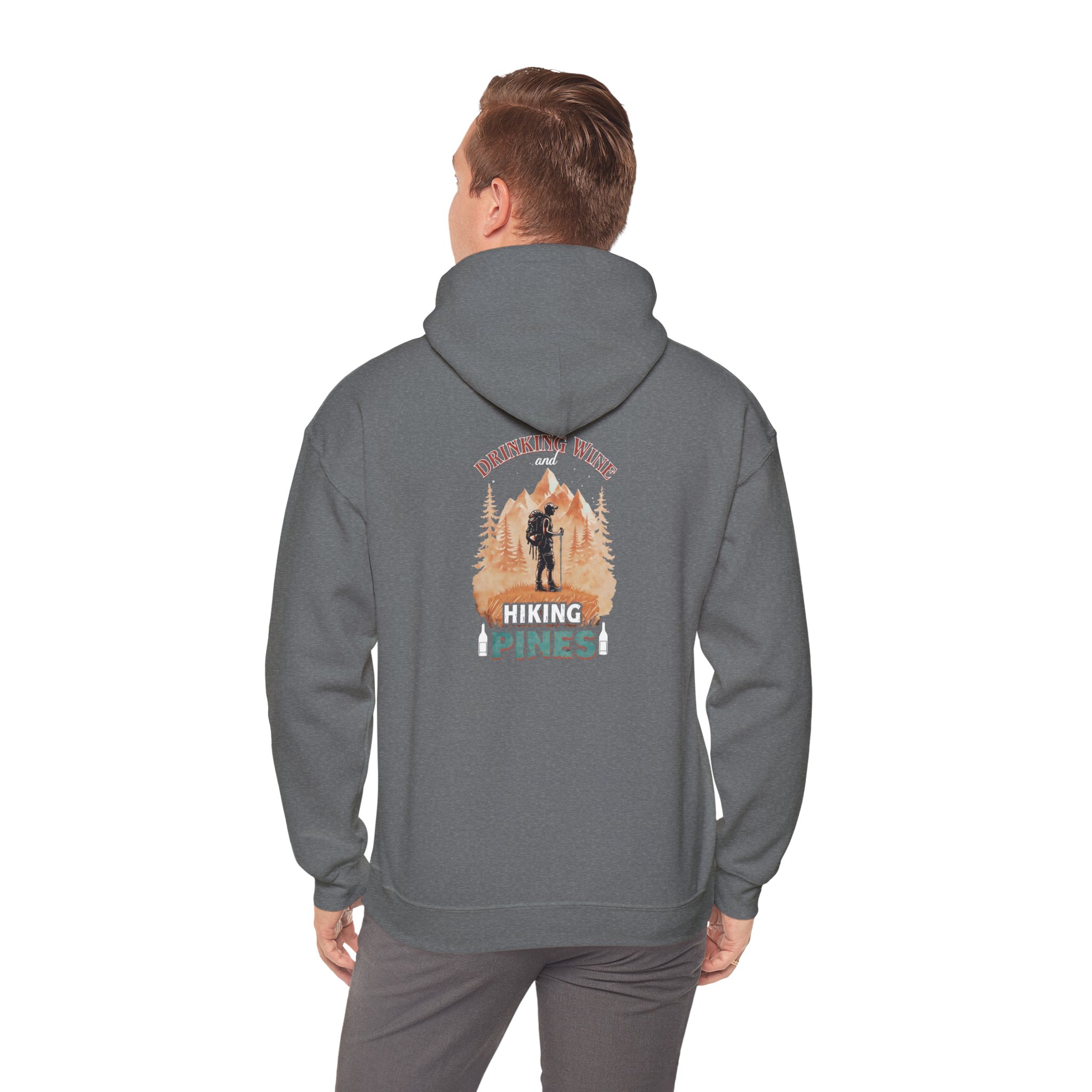 Unisex Heavy Blend™ Hooded Sweatshirt - Hiking Pines Adventure Graphic - Image 36