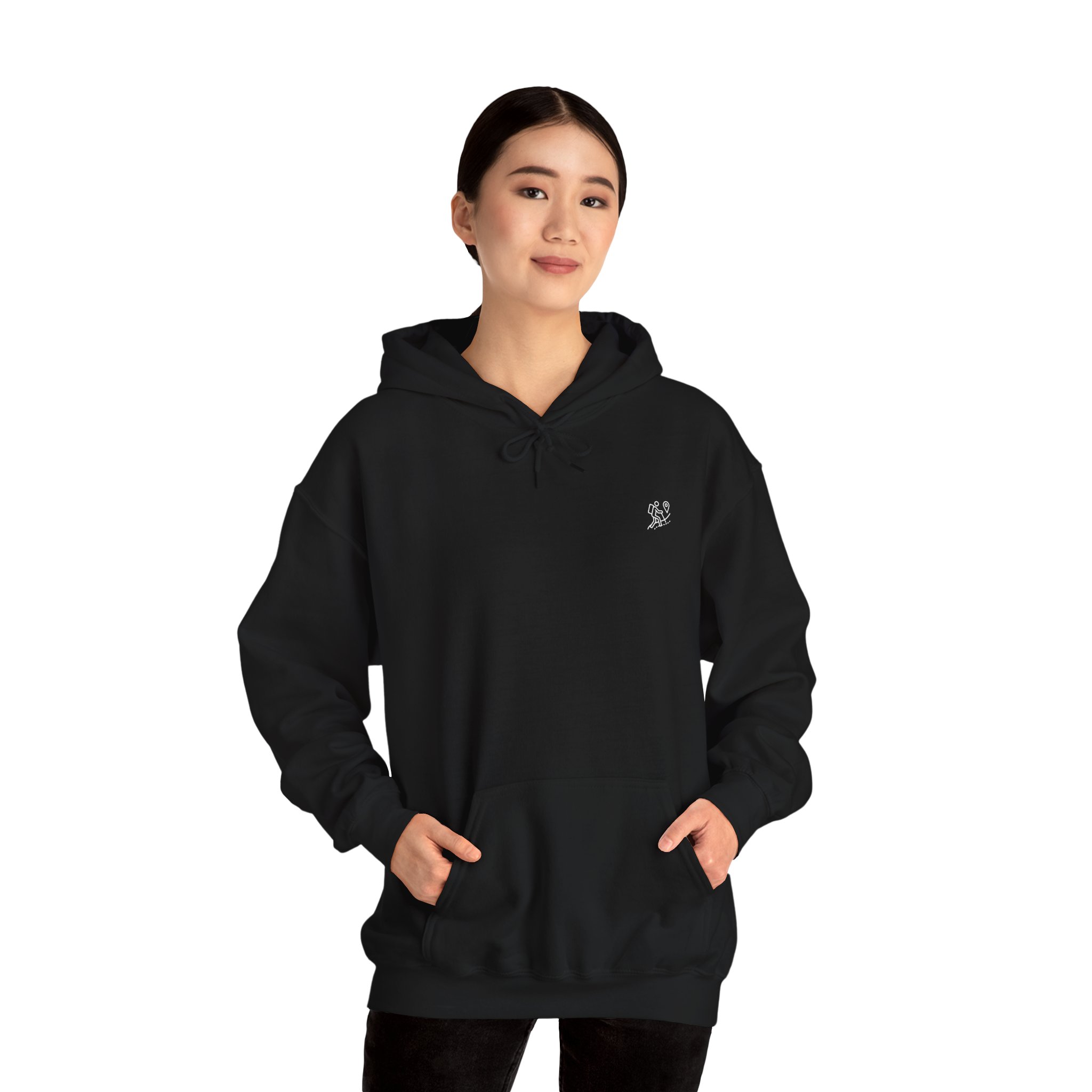 Unisex Heavy Blend™ Hooded Sweatshirt - Hiking Pines Adventure Graphic - Image 6