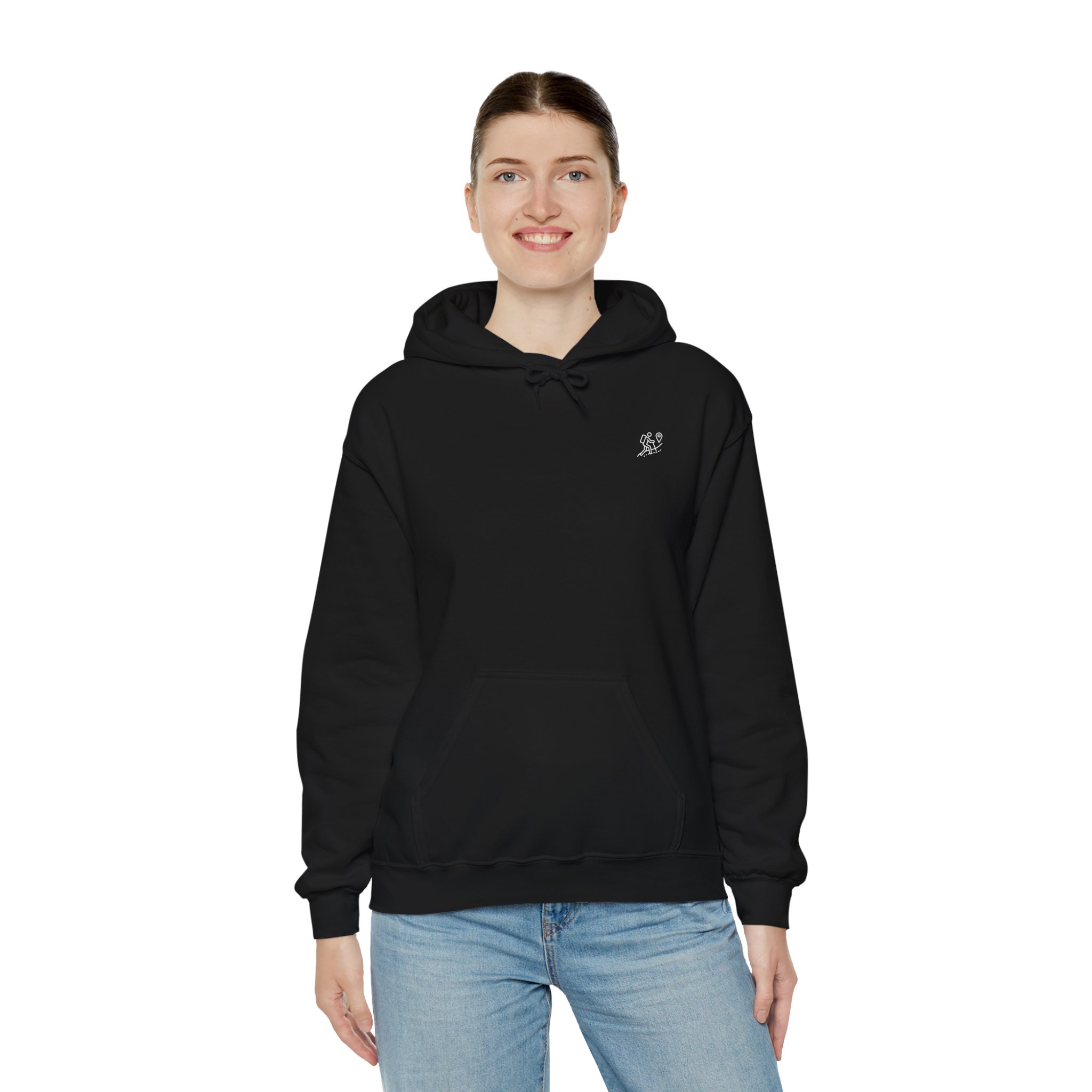 Unisex Heavy Blend™ Hooded Sweatshirt - Hiking Pines Adventure Graphic - Image 8