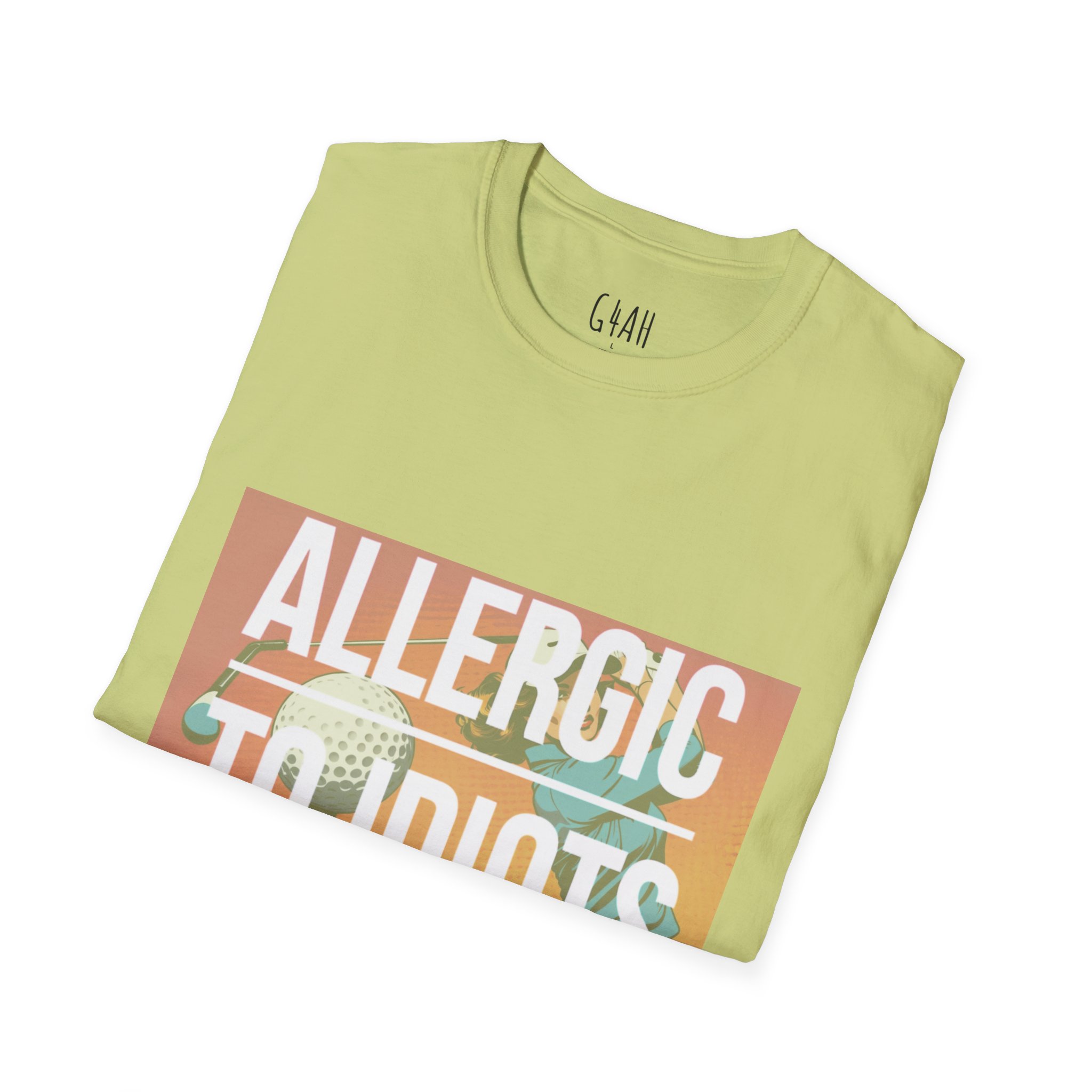 Allergic to Idiots Unisex Softstyle T-Shirt - Casual Humor Tee for Everyday Wear - Image 8