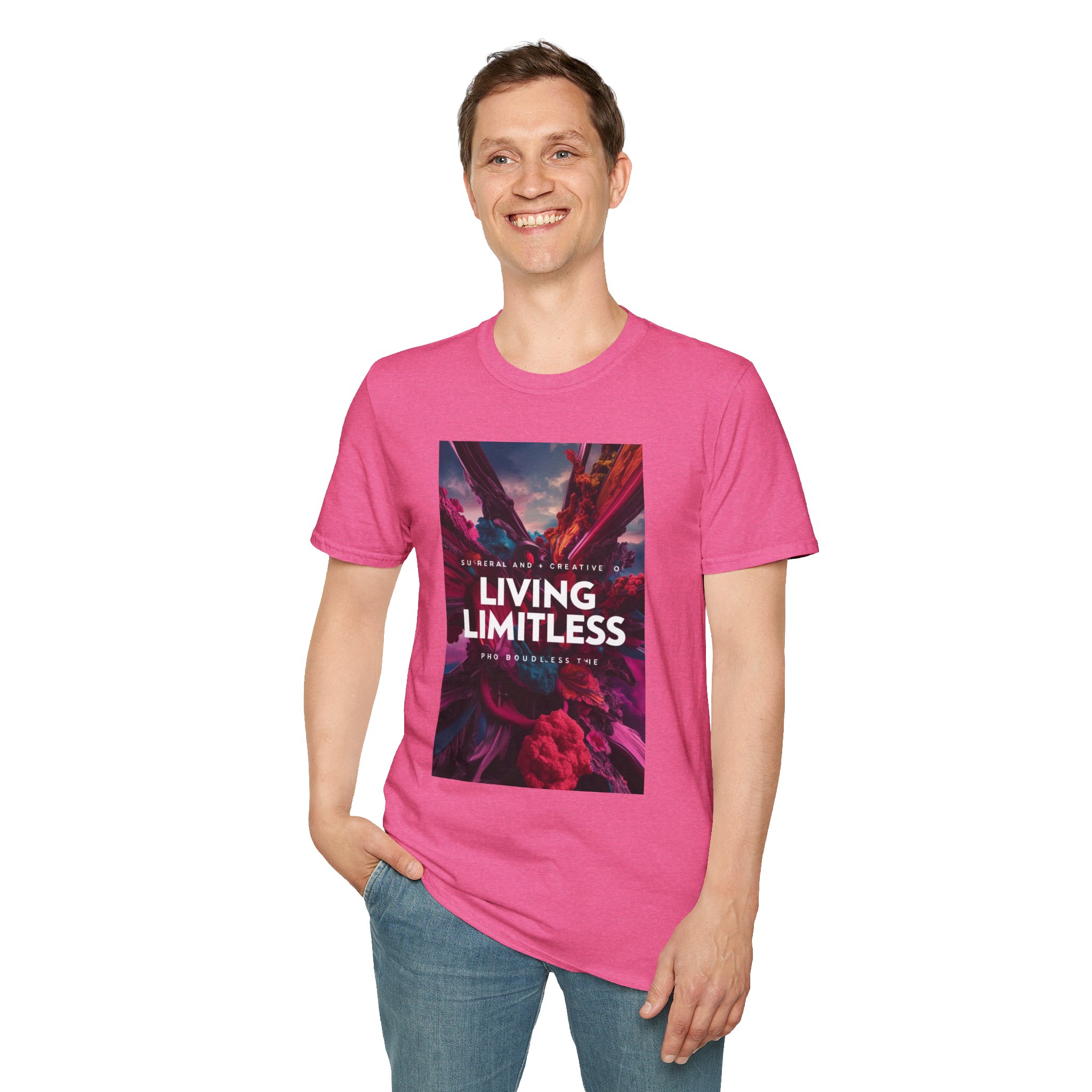 Living Limitless Unisex Softstyle T-Shirt - Inspirational Graphic Tee - Image 19
