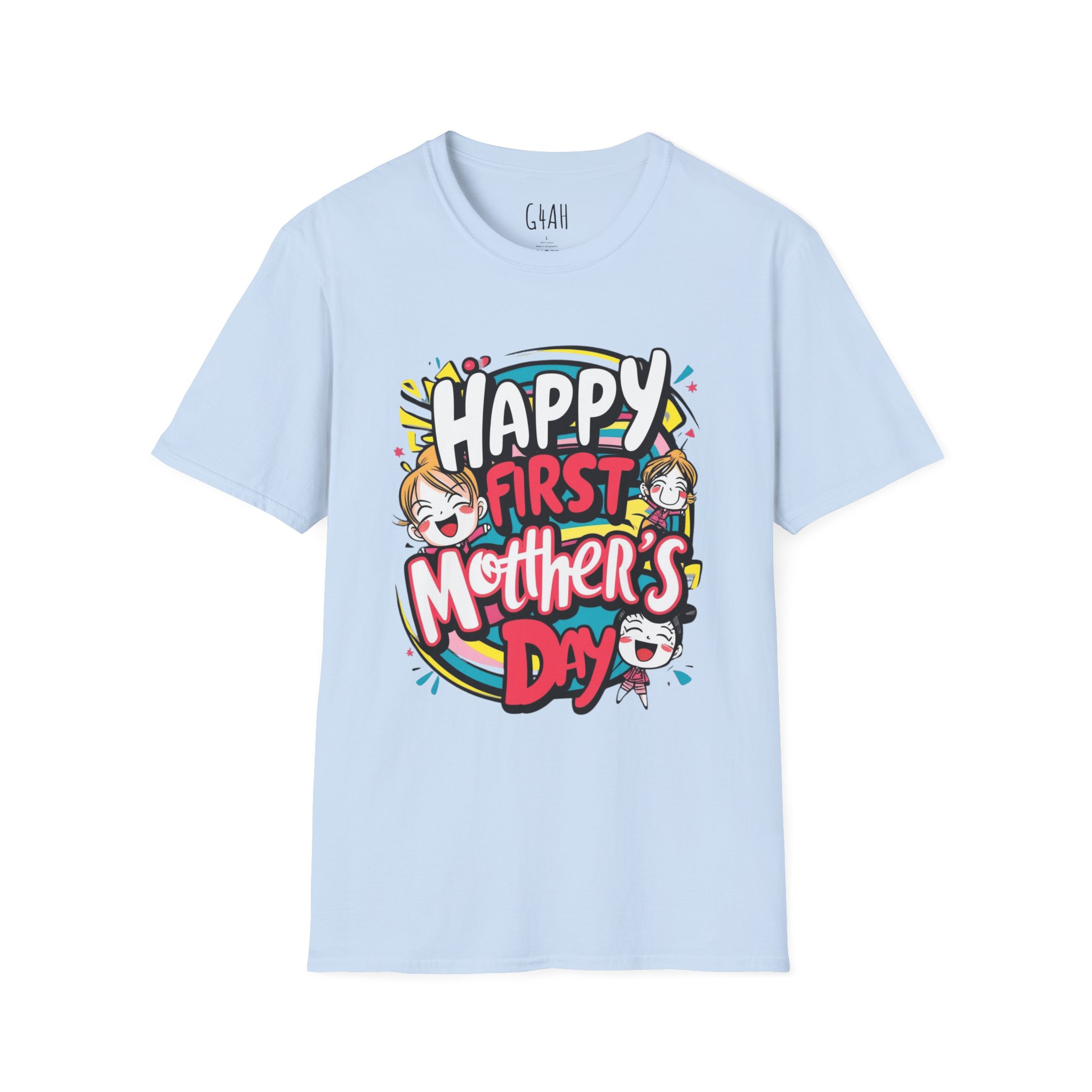 Happy First Mother's Day Unisex Softstyle T-Shirt