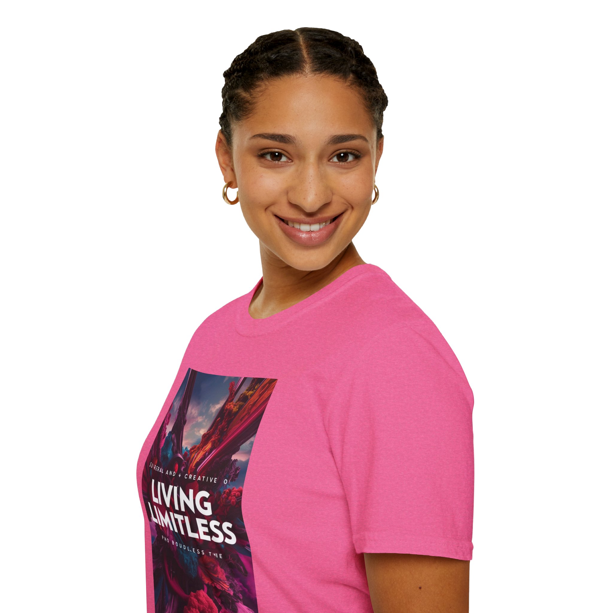 Living Limitless Unisex Softstyle T-Shirt - Inspirational Graphic Tee - Image 18