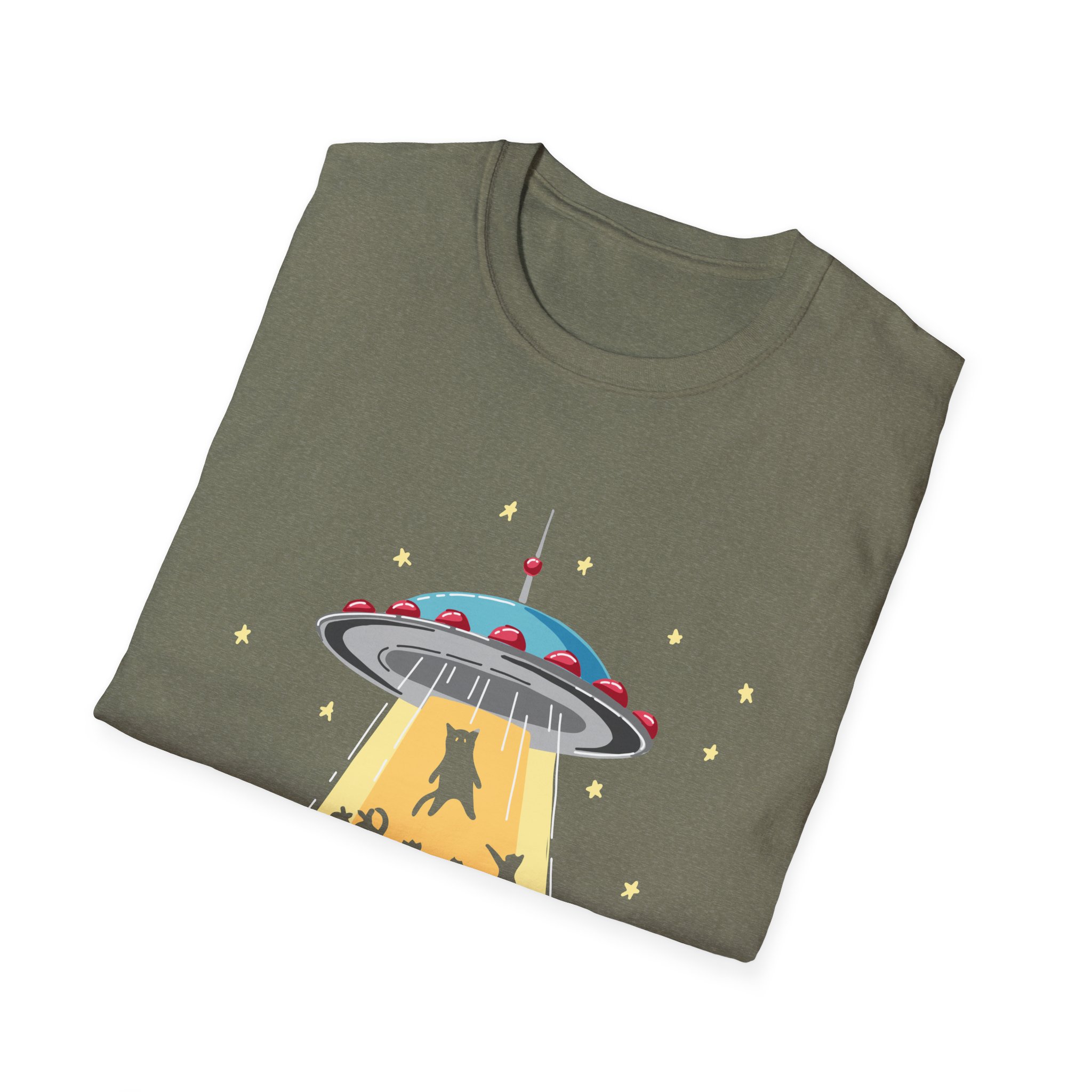 Retro UFO Alien Unisex T-Shirt - Fun Space Design for Cosmic Enthusiasts - Image 10