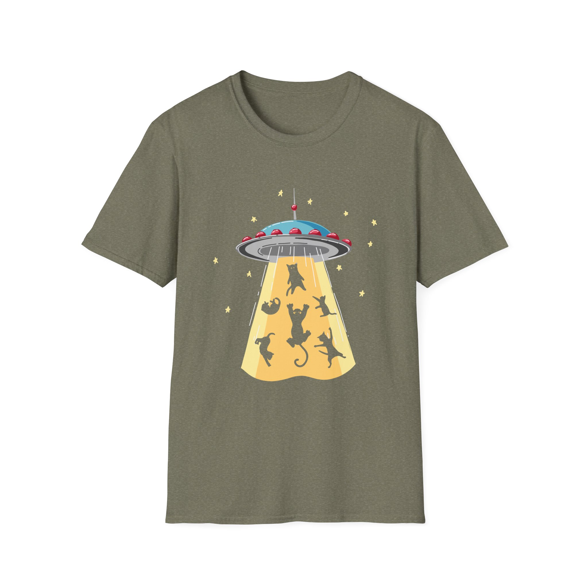 Retro UFO Alien Unisex T-Shirt - Fun Space Design for Cosmic Enthusiasts - Image 7