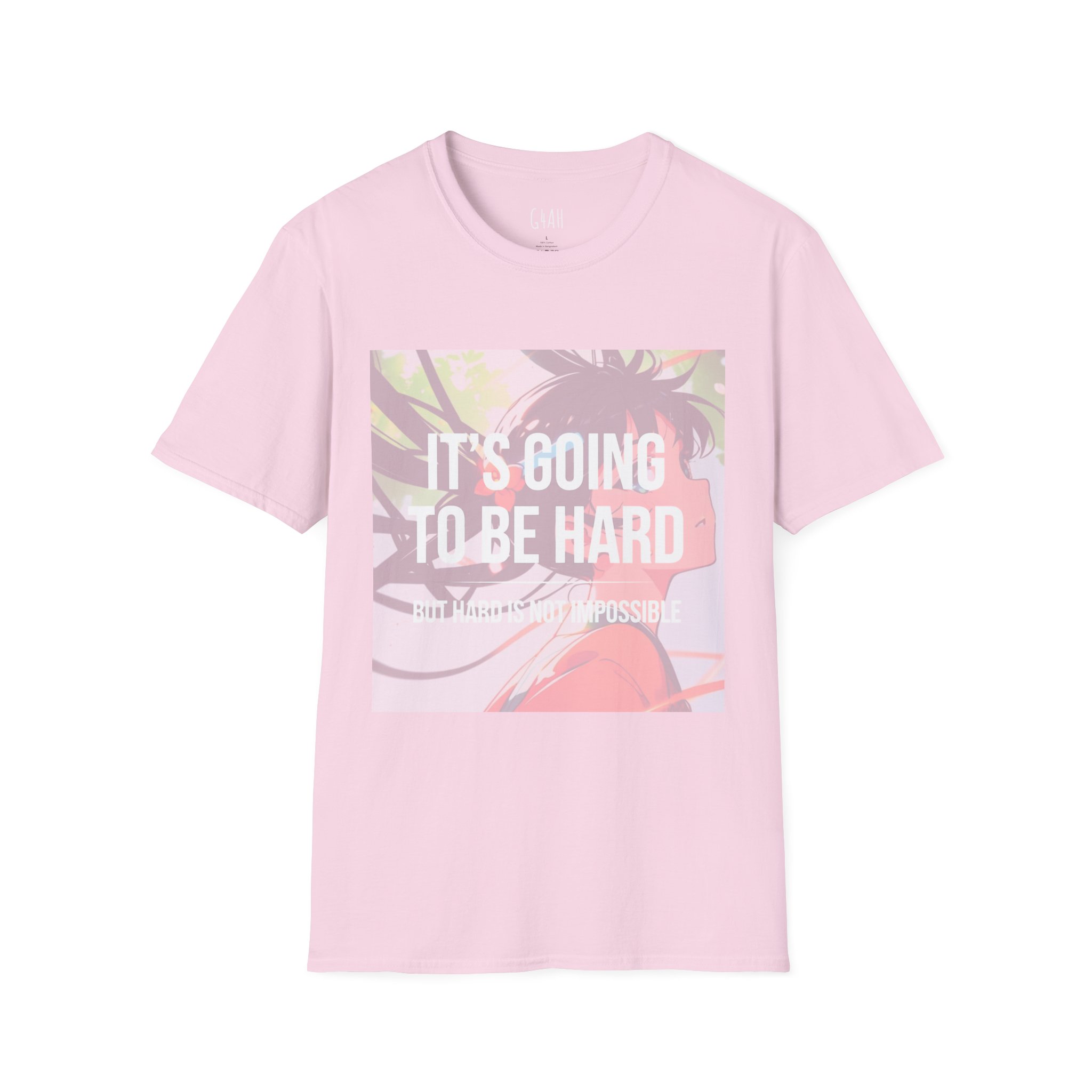 Motivational T-Shirt - It's Going to Be Hard, But Hard is Not Impossible - Image 33