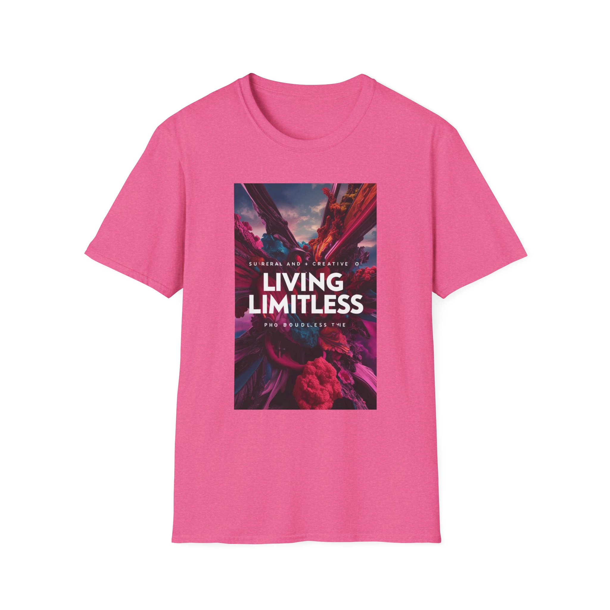 Living Limitless Unisex Softstyle T-Shirt - Inspirational Graphic Tee - Image 13