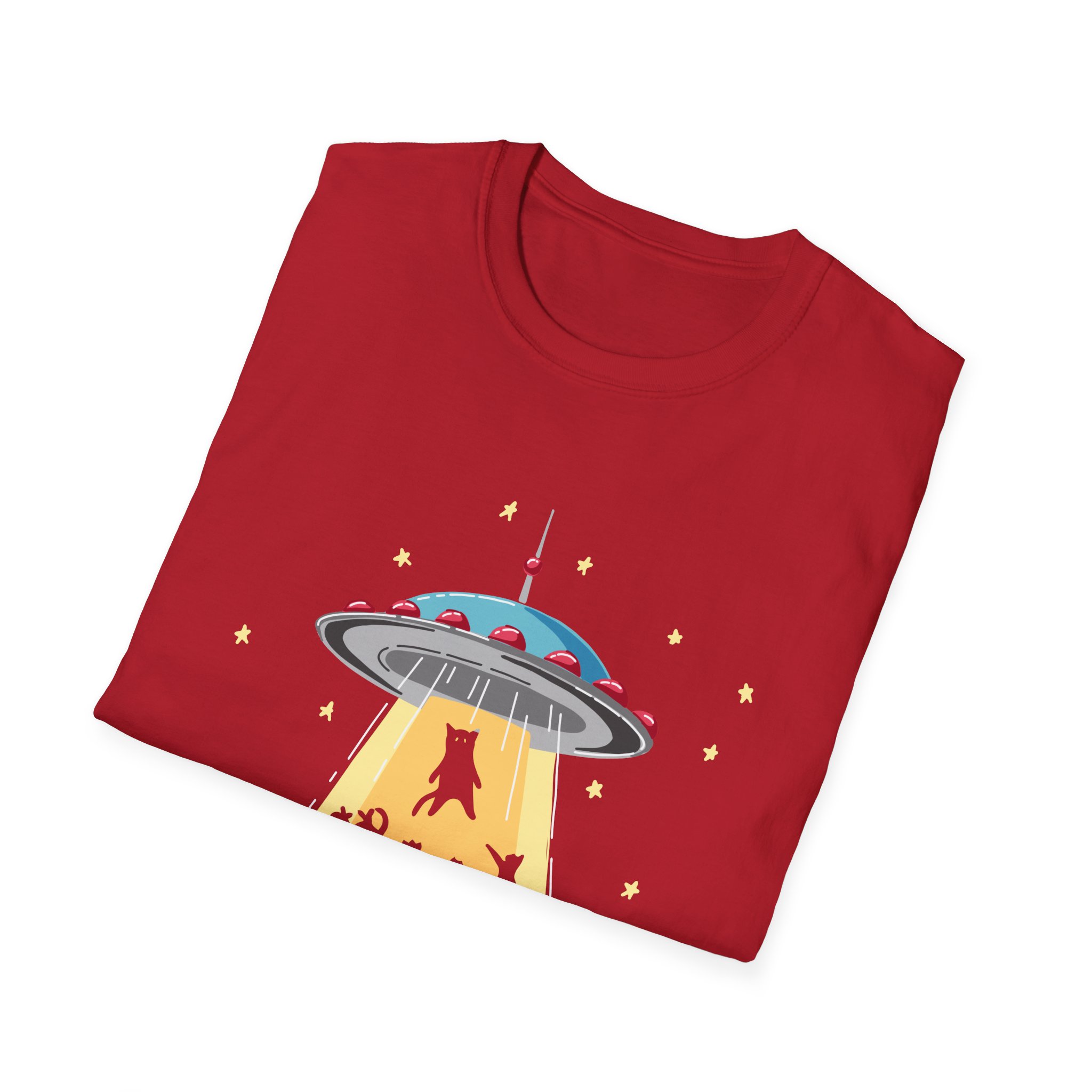 Retro UFO Alien Unisex T-Shirt - Fun Space Design for Cosmic Enthusiasts - Image 30