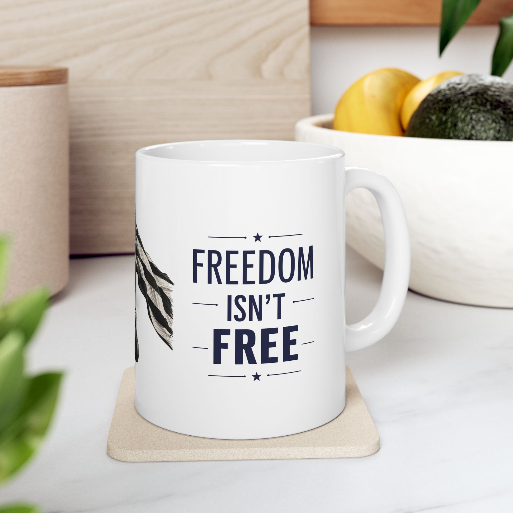 Patriotic Freedom Ceramic Mug - 11oz & 15oz