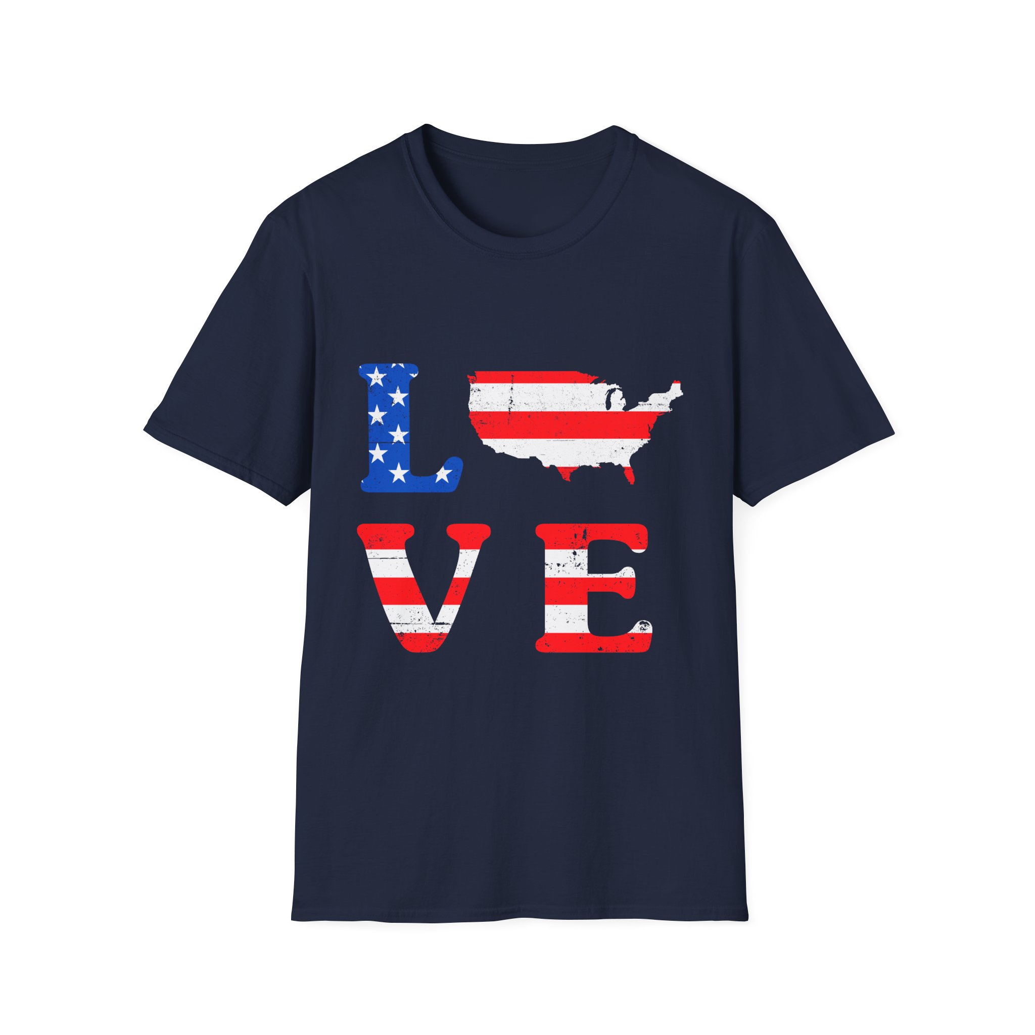 Patriotic Love Unisex T-Shirt - Celebrate America with Style - Image 18