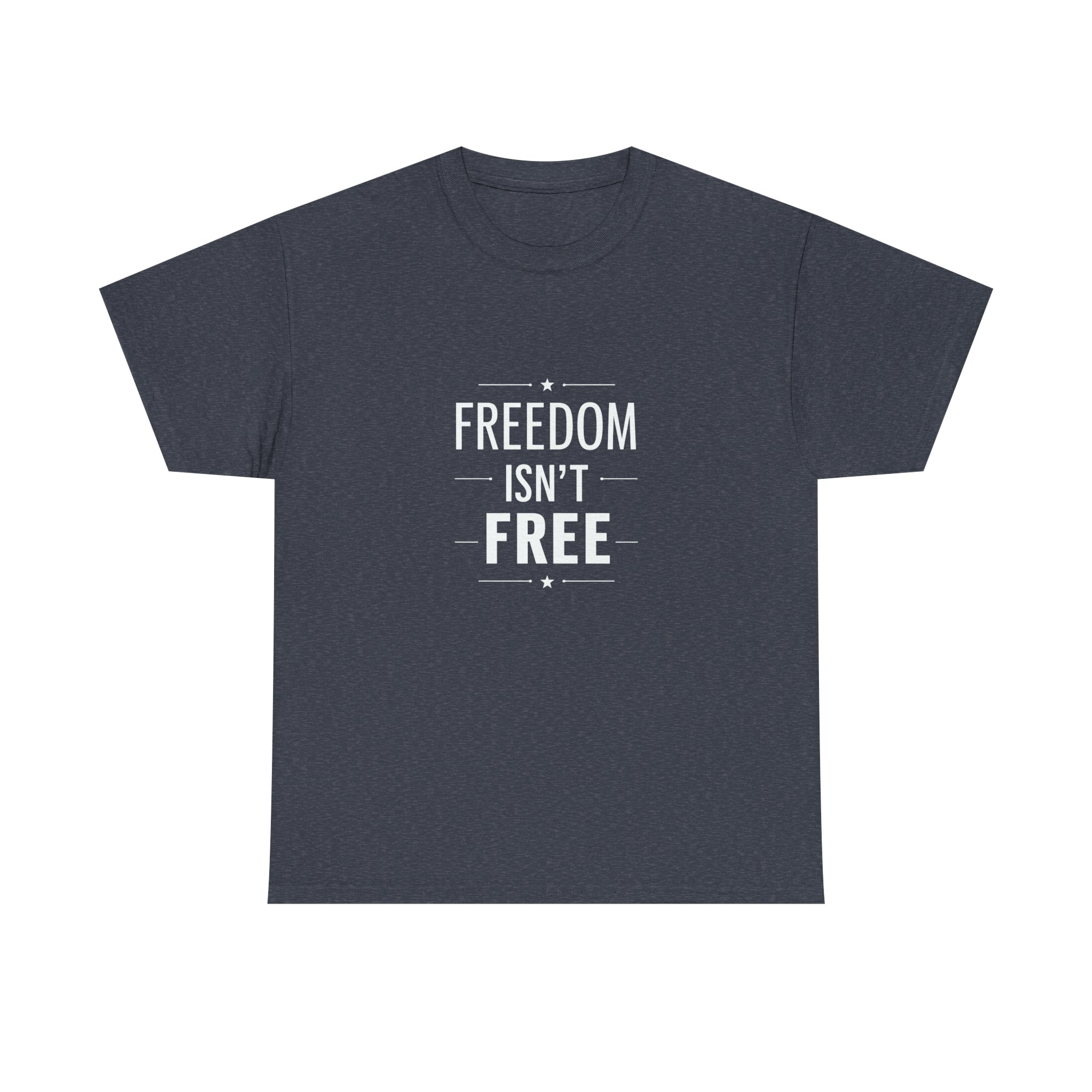 Freedom Isn't Free Unisex Heavy Cotton Tee - Patriotic Graphic Tee - Image 16