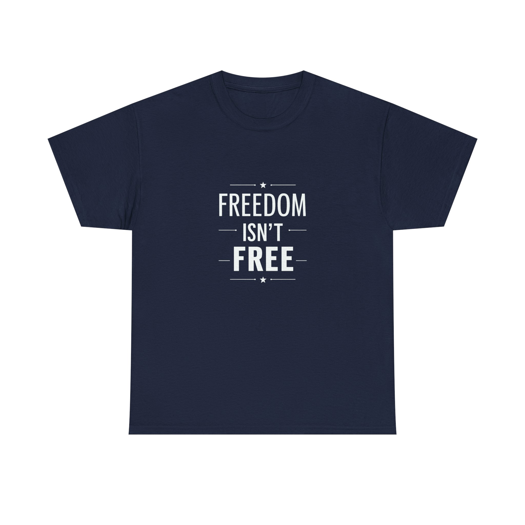 Freedom Isn't Free Unisex Heavy Cotton Tee - Patriotic Graphic Tee - Image 12