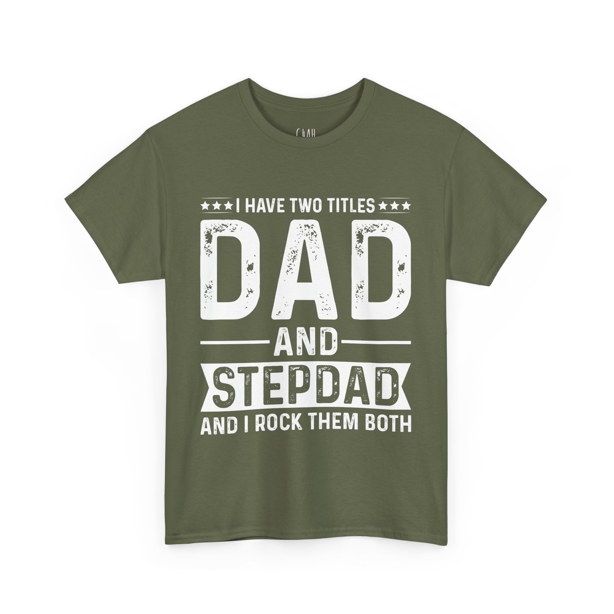 Dad and Stepdad Heavy Cotton Tee - Perfect Gift for Father's Day, Birthdays, Family Gatherings, Casual Wear, Unisex Tee - Image 12