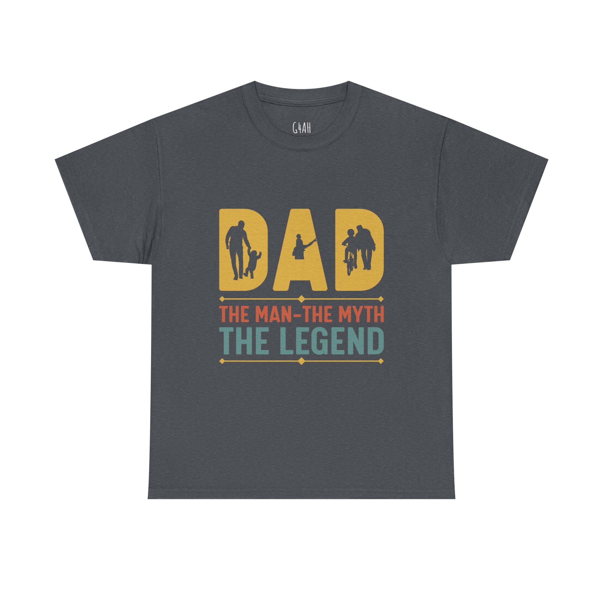 Dad Legend Unisex Heavy Cotton Tee, Father’s Day Gift, Dad T-Shirt, Fatherhood Celebration, Gift for Dad, Casual Wear - Image 18