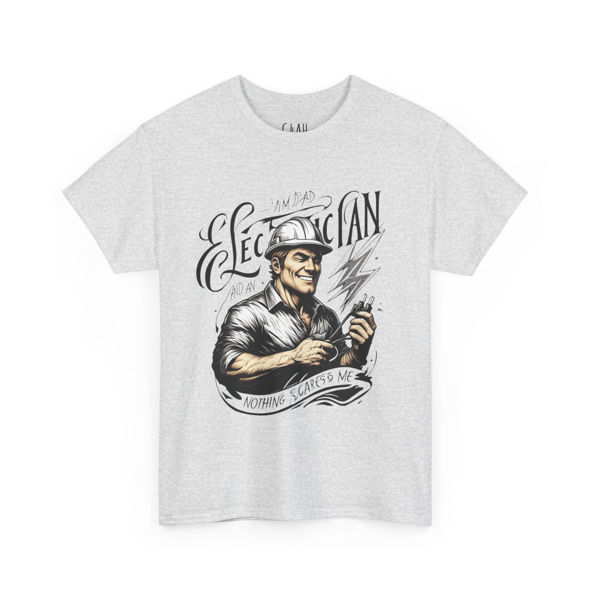 Electrician Vintage Unisex Heavy Cotton Tee, Gift for Electricians, Work Shirt, Retro Style Tee, Father's Day Gift, DIY Apparel - Image 10