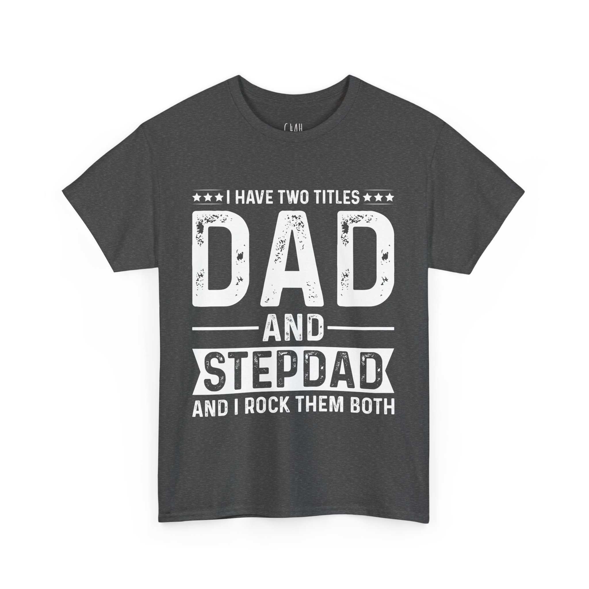 Dad and Stepdad Heavy Cotton Tee - Perfect Gift for Father's Day, Birthdays, Family Gatherings, Casual Wear, Unisex Tee - Image 19