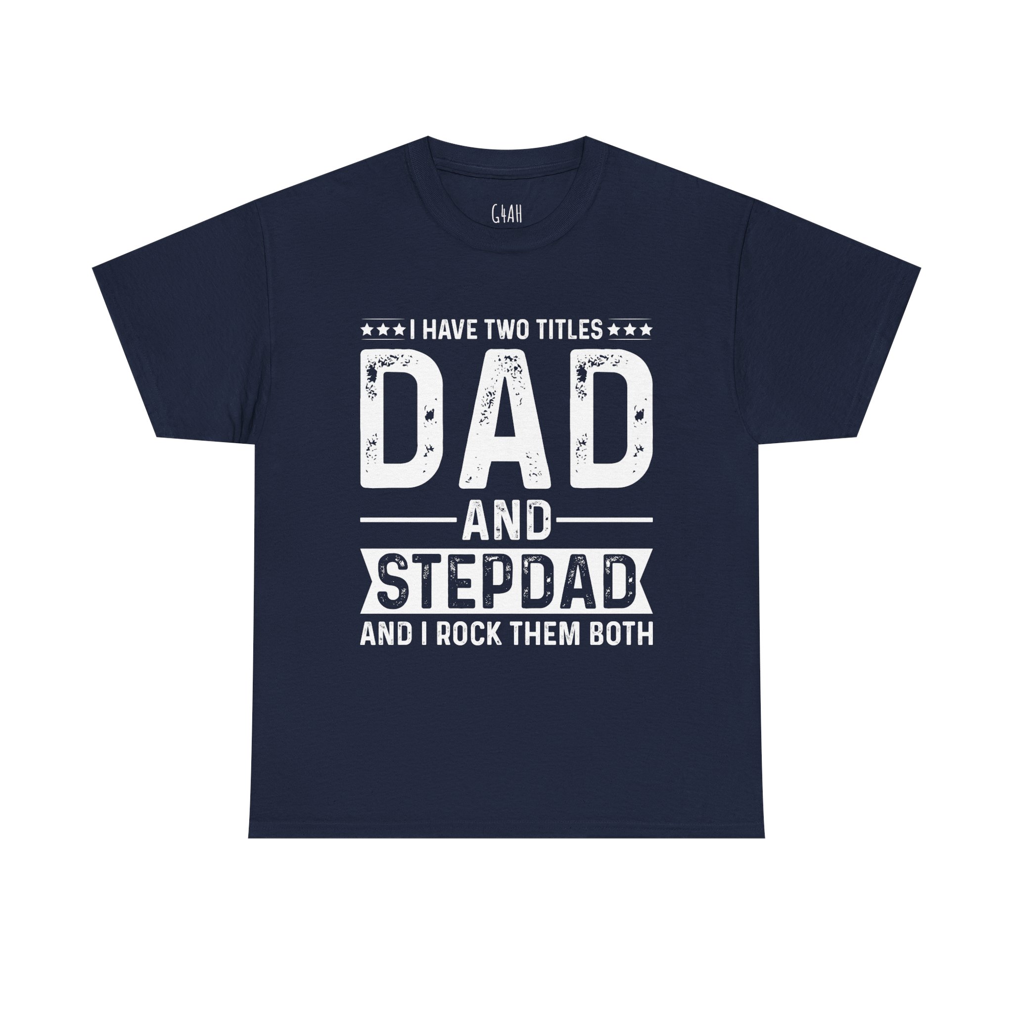 Dad and Stepdad Heavy Cotton Tee - Perfect Gift for Father's Day, Birthdays, Family Gatherings, Casual Wear, Unisex Tee - Image 21
