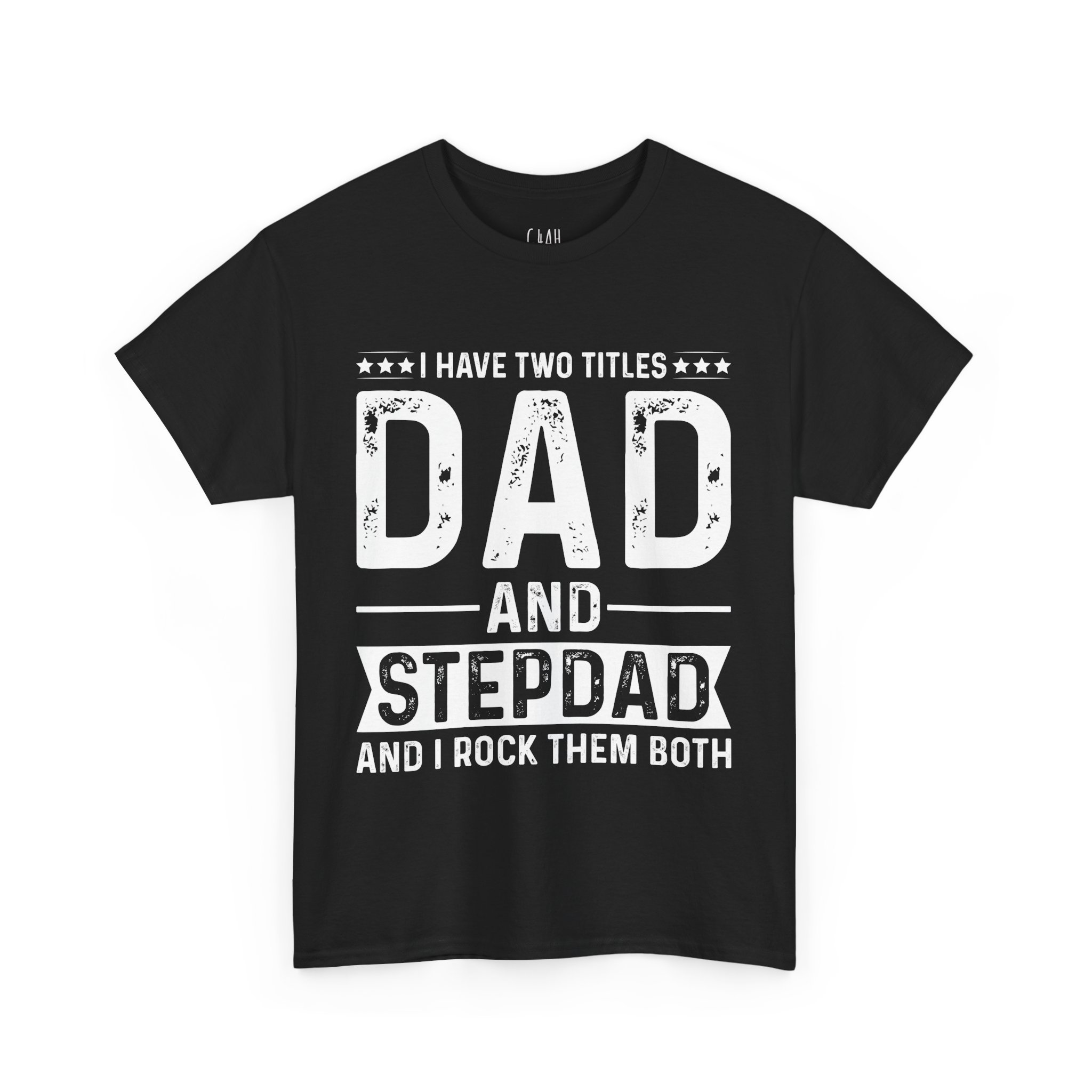 Dad and Stepdad Heavy Cotton Tee - Perfect Gift for Father's Day, Birthdays, Family Gatherings, Casual Wear, Unisex Tee